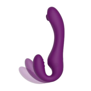 Xocoon Pulse Vibe - Vibrator Strapless Strapon, cu telecomanda, waterproof, pentru cupluri